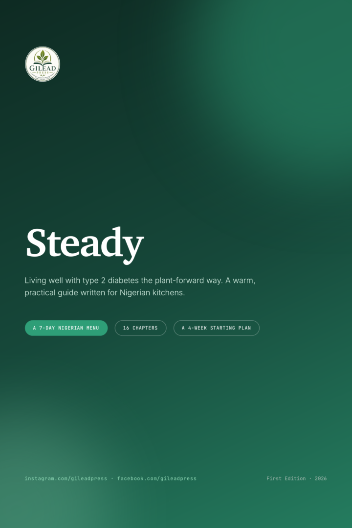 Steady, book cover