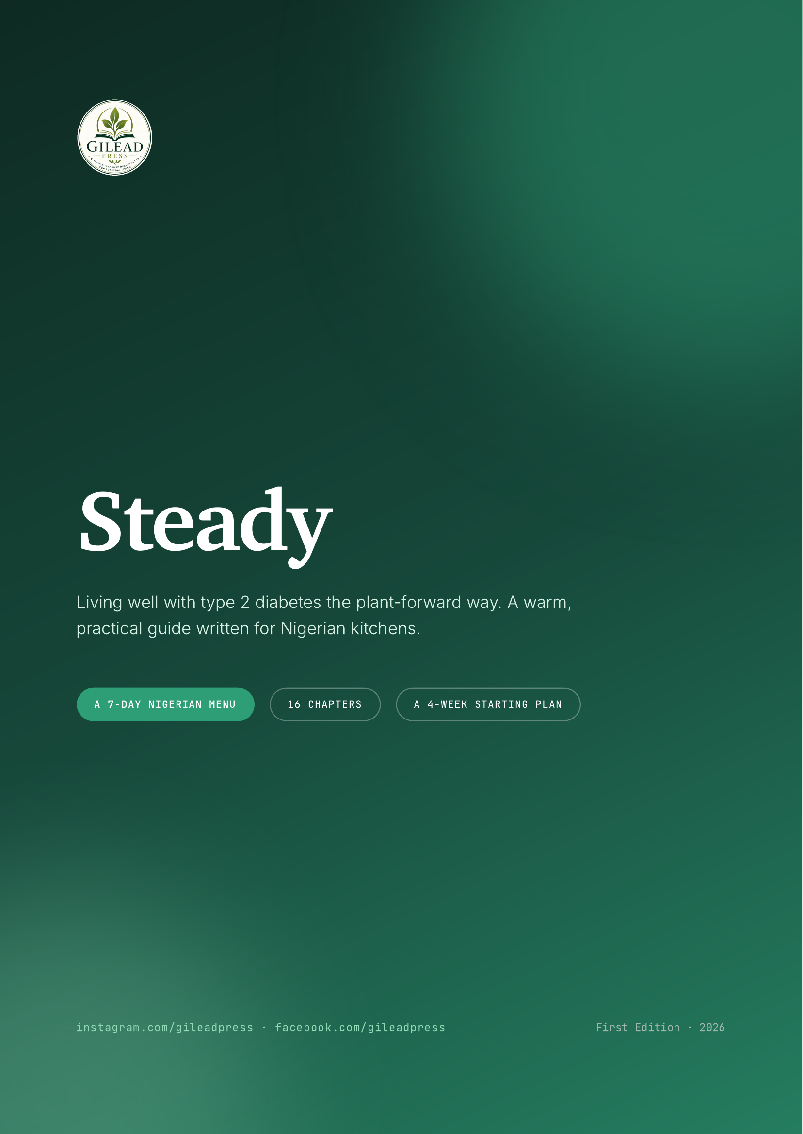 Steady: Living Well with Type 2 Diabetes the Plant-Forward Way